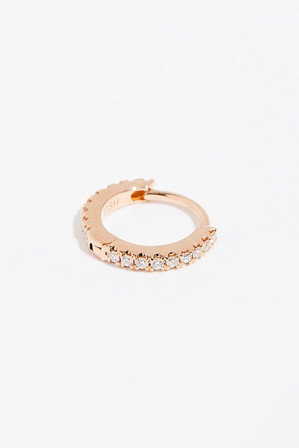 6.5mm Diamond Eternity Hoop Earring By Maria Tash At Free People